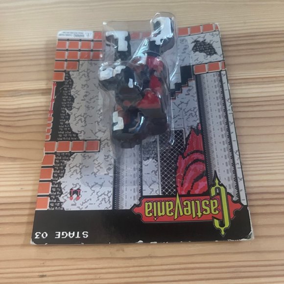 Rare Castlevania Dracula X Chronicles Retro 8 bit Figure Konami Stage 03 - Picture 6 of 7
